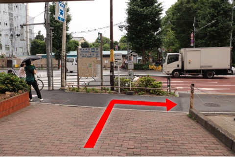 新宿・池袋方面 道順画像02